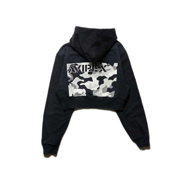 Reworked AVIREX Cropped Hoodie