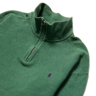 Polo Rework Cropped Half-Zip Sweatshirt