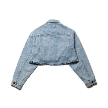 Levi’s Rework Cropped Denim Jacket Light Blue