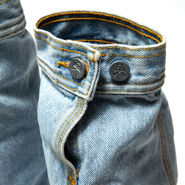 Reworked Reworked Calvin Klein Denim Boot Cover Light Wash