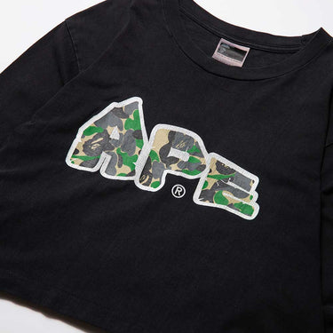 APE Rework vintage Cropped Long Sleeve T-Shirt