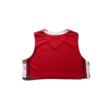 Reworked Nike Red Cropped Tank Top