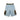  Denim Cargo Shorts | Camo Panel Detailback view 