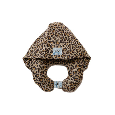 Leopard Hood Neck Pillow | mv Logo