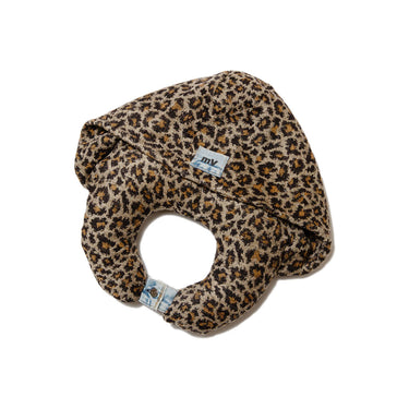 Leopard Hood Neck Pillow | mv Logo