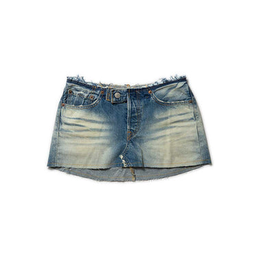 Levi’s Rework Distressed Mini Skirt front view 