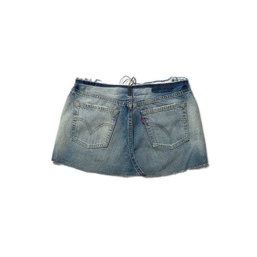 Levi’s Rework Distressed Mini Skirt Back view
