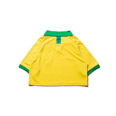 Reworked Brazil Soccer Cropped Jersey back view