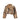 Reworked Cropped Leopard Faux Fur Coat
front view