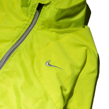 Vintage Nike Cropped Jacket Neon Yellow Zip Up