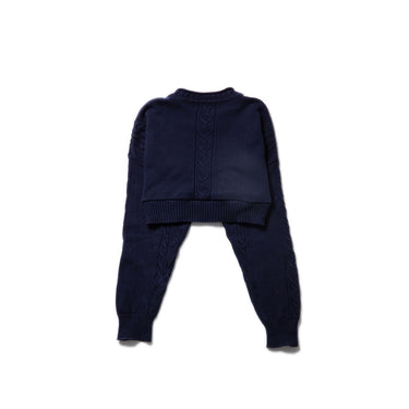 Nautica Rework Patchwork Cropped Knit