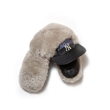 New York Yankees Rework Shearling Trapper Cap leather