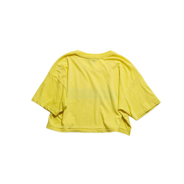 Reworked Cropped Jamaica Graphic T-Shirt | Tropical Palm Print