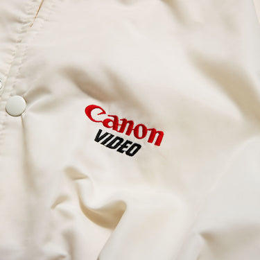Reworked Cropped Canon Logo Varsity Jacket