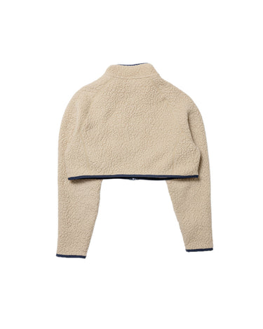 Patagonia Reworked Cropped Retro-X Fleece Jacket Natural
