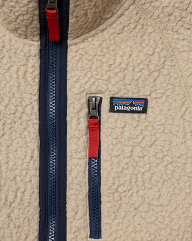 Patagonia Reworked Cropped Retro-X Fleece Jacket Natural