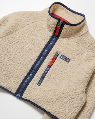 Patagonia Reworked Cropped Retro-X Fleece Jacket Natural
