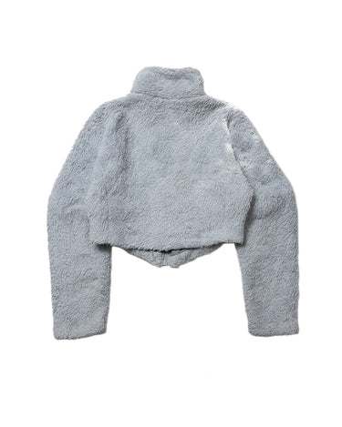 Patagonia Reworked Cropped Fleece Jacket Grey