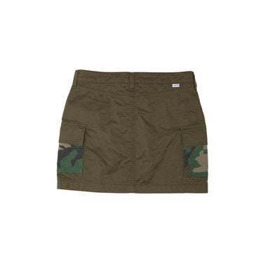Vintage Levi’s Reworked Cargo Mini Skirt Olive Camo Patchwork
