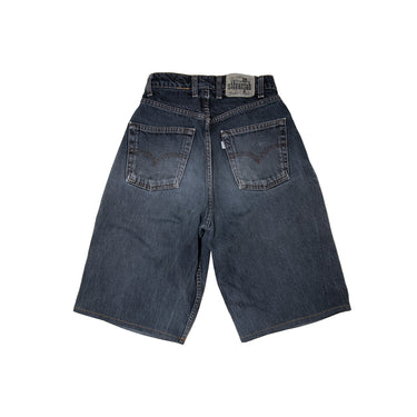 Vintage Levi’s SilverTab Reworked Baggy Denim Shorts Dark Wash