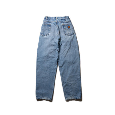 Rework Carhartt Pleated Wide Leg Denim Jeans