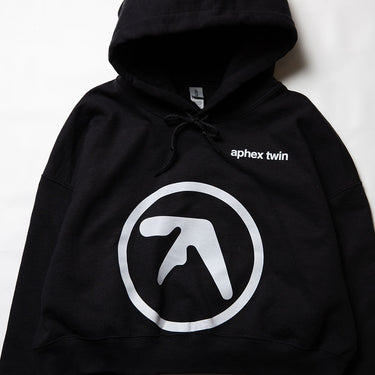 Rework Aphex Twin Cropped Hoodie – Black Graphic Sweatshirt