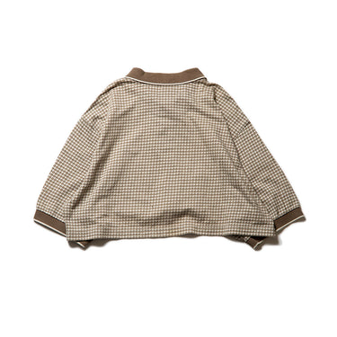 Rework Vintage Nike Patterned Cropped Polo Shirt
