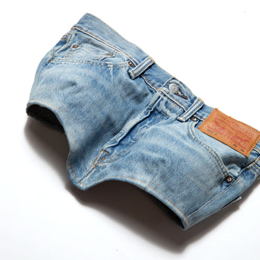 Vintage Levi’s Denim Corset Top Lace Up Reworked
