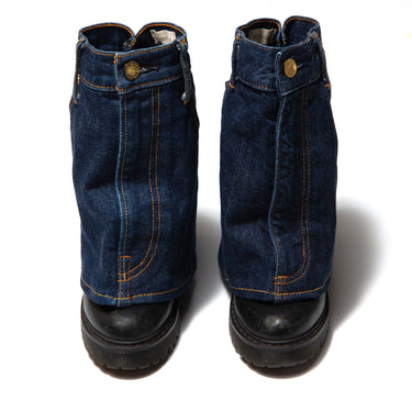 Rework Levi’s Denim Boot Covers Dark Wash