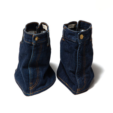 Rework Levi’s Denim Boot Covers Dark Wash