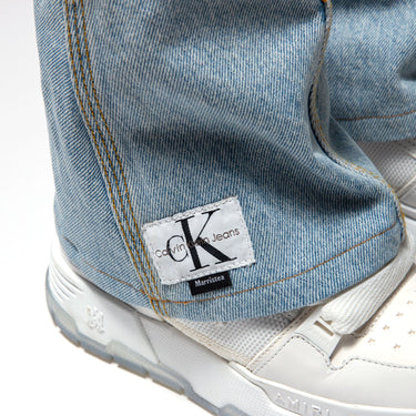 Reworked Reworked Calvin Klein Denim Boot Cover Light Wash