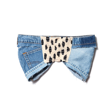 Reworked Levi’s Denim Corset Belt Light Wash