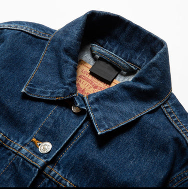 Vintage Levi’s Cropped Denim Jacket Blue Trucker Style